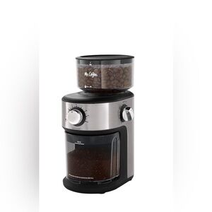 Mr. Coffee Black and Silver Coffee Grinder